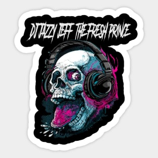 DJ JAZZY JEFF & THE FRESH PRINCE RAPPER Sticker